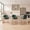 Green, variant on 27'' Swivel Counter Heigh Bar Stools, Set of 3, Fabric Bar Stools for Kitchen Island, Modern Bar Stools with Solid Wood Legs and Curved Back,Sand
