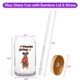 thumbnail image 5 of Happy Thanksgiving Miniature Pinscher with Turkey Pumpkins Autumn Vibes 16oz Glass Cup Mug Mini Pin Dog Lover Glass Can with Bamboo Lid and Straw - 12018, 5 of 5