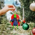 thumbnail image 4 of Elfo verde de Navidad colgante decorativo de dibujos animados colgante portátil para regalo de vacaciones, 4 of 7