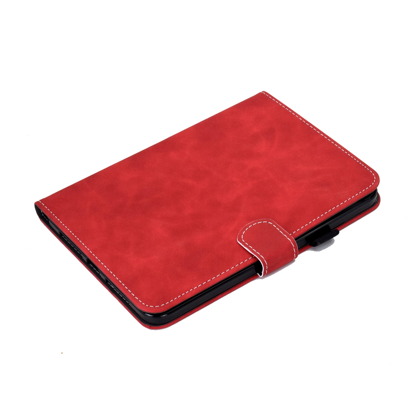 Dteck Case for  iPad 11-inch (A16) 2025/iPad 10th Generation 10.9 inch 2022,Magnetic Leather with Pencil Holder Pockets PU Leather Smart Folio Stand Wallet TPU Shockproof Cover,Red