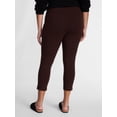 thumbnail image 2 of Terra & Sky Women's Plus Capri Legging, Sizes 0X-5X, 2 of 3