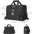 thumbnail image 7 of Lifewit 32 Can Soft Cooler Bag Lightweight Portable Cooler Tote Double Layer, Black, 7 of 7
