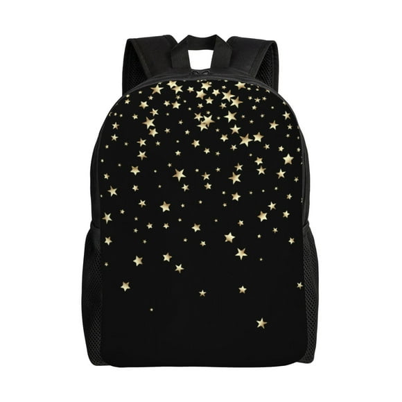 Fotbe Star Silver Glitter Mochila de Viaje para Laptop, Mochila Ejecutiva Delgada y Resistente 15.6"