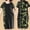 Black, variant on outfmvch black dresses for women fashion short sleeve camouflage o-neck knee lengtht dress womens dresses fall dresses