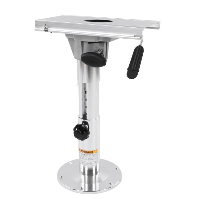 Pedestal del Asiento, Aleación de Aluminio 330-480 mm de Ancho Altura de Aplicacia Pedestal de Asiento Ajustable Con Riel Deslizante Para El Barco