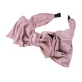 thumbnail image 5 of Unique Bargains 1 Pc Bow Wide Headbands for Women Pink Purple, 5 of 6