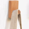 thumbnail image 3 of Coat Hooks Hat Rack, Wall Hooks, Robe Hook for Keys Towel Coat Purses Beech, 3 of 8