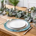 thumbnail image 6 of Round Placemats Ocean Sea Turtle 15 inch Set of 6 Table Mats for Dining Table Nautical Retro Watercolor Heat Resistant Non-Slip Kitchen & Home Decorative Place Mat Set, 6 of 8