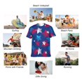 thumbnail image 6 of OUSIMEN Men's short-sleeved printed T-shirt, 6 of 7