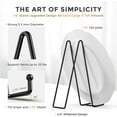 thumbnail image 2 of TR-LIFE 14 Inch Heavy Duty Plate Stand (2 Pack) - Metal Display Easel for Large Plates, Platters, Picture Frames, Signs, and Posters, 2 of 7