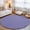 Purple, variant on Sky Blue Washable Small Entryway Area Rugs 2'x3', Minimalist Tropical Pale Blue Linen Texture Coastal Washable Throw Rug Non-Slip Sturdy Edge Binding Carpet for Front Door Floor Room Entry