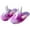 PurPle, variant on Kids Unicorn Fuzzy Slippers with Anti-Slip Soles for Girls Boys Rainbow B19