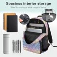 thumbnail image 5 of Aplkyhs School Backpack for Students 6-18 Ergonomic Padded Adjustable Straps Large Capacity Water Resistant Book Bags for Kids Elementary Middle High School Axolotl Mermaid Scale, 5 of 7