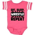thumbnail image 3 of Inktastic Eat, Sleep, Wrestle, Repeat Boys or Girls Baby Bodysuit, 3 of 5