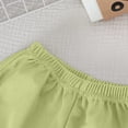 thumbnail image 6 of Atogsazn Toddler Baby Boys Summer Clothes Set Newborn Sleeveless Tank Tops & Shorts Outfit Loose Fit Outerwear Green 7-8 Years Fashion, 6 of 7