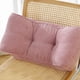 thumbnail image 1 of Cojín de soporte lumbar de pana | Almohada de silla de oficina de algodón suave 38x20x14cm | Alivio ergonómico del dolor de espalda de tres lados | Cojín de asiento multiusos para el hogar, el, 1 of 6