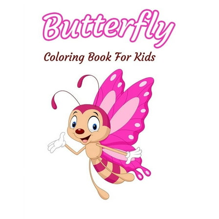 Butterfly Coloring Book For Kids (Paperback)