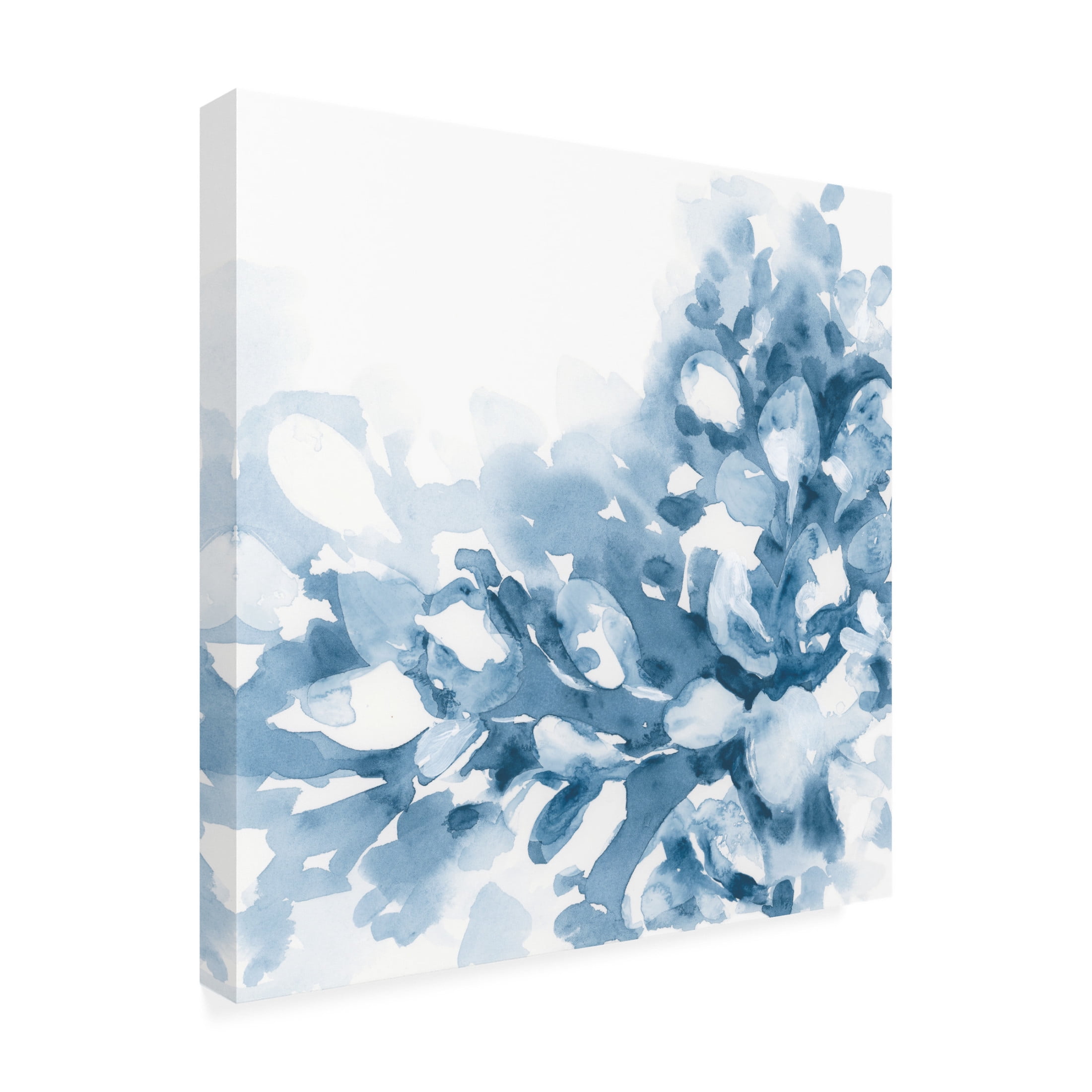 Trademark Fine Art June Erica Vess  Indigo Splash II Canvas Wall Art