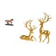 thumbnail image 5 of Figura Decorativa De Pareja De Ciervos, Esculturas De Resina Para Encimera. Ideal Para Decorar Escritorios, Librerías, Salas De Estar O Cualquier Espacio Del Hogar., 5 of 8