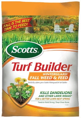 Scotts Turf Builder Winterguard Fall Weed & Feed Fertilizer with Bonus