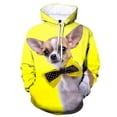thumbnail image 2 of Sudadera con capucha con estampado 3D de perro chihuahua para hombre y mujer, estilo informal, estilo Harajuku, ropa de calle, ropa Y2K, sudaderas con capucha, 2 of 5