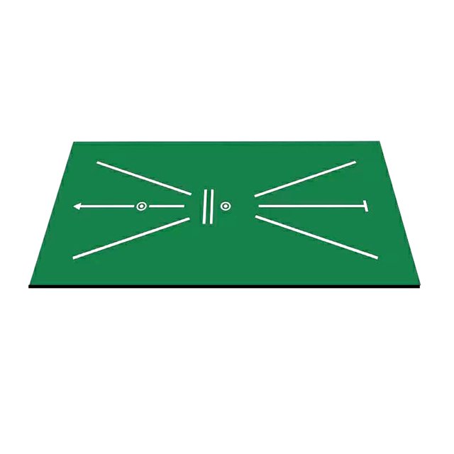 Yeacher Training Mat Swing Detection Batting Mat Mini Practice Training Aid for Indoor Outdoor Use