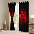 thumbnail image 3 of jejeloiu Console Gamer Black Out Curtains,Red Gamepad Curtains Pack of 2 (42x63 Each),Modern Video Games Bedroom Curtains For Boys Teens,Ultra Soft Home Decor, 3 of 6