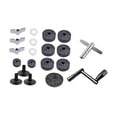 thumbnail image 2 of Milaget 20 Pieces Cymbal Felts Washers Attachment Replacement Kit Cymbal Replacement Gray, 2 of 9