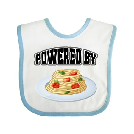

Inktastic Powered by Spaghetti Gift Baby Boy or Baby Girl Bib