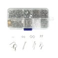 thumbnail image 1 of para hacer aretes DIY Aretes Ganchos Fabricación de joyas Anillos para saltar Aretes Espaldas para aretes de suministros para aretes hechos a, 1 of 9
