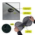 thumbnail image 4 of Auto Drive Mesh Side Window Sunshade, Universal Fit, 18 in x 14 in, 2 Count, AD021701B-4, 4 of 8