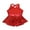 Red, variant on Aislor Kids Girls Sequined Hip Hop Dance Dress Criss Cross Back Ballet Gymnastics One Piece