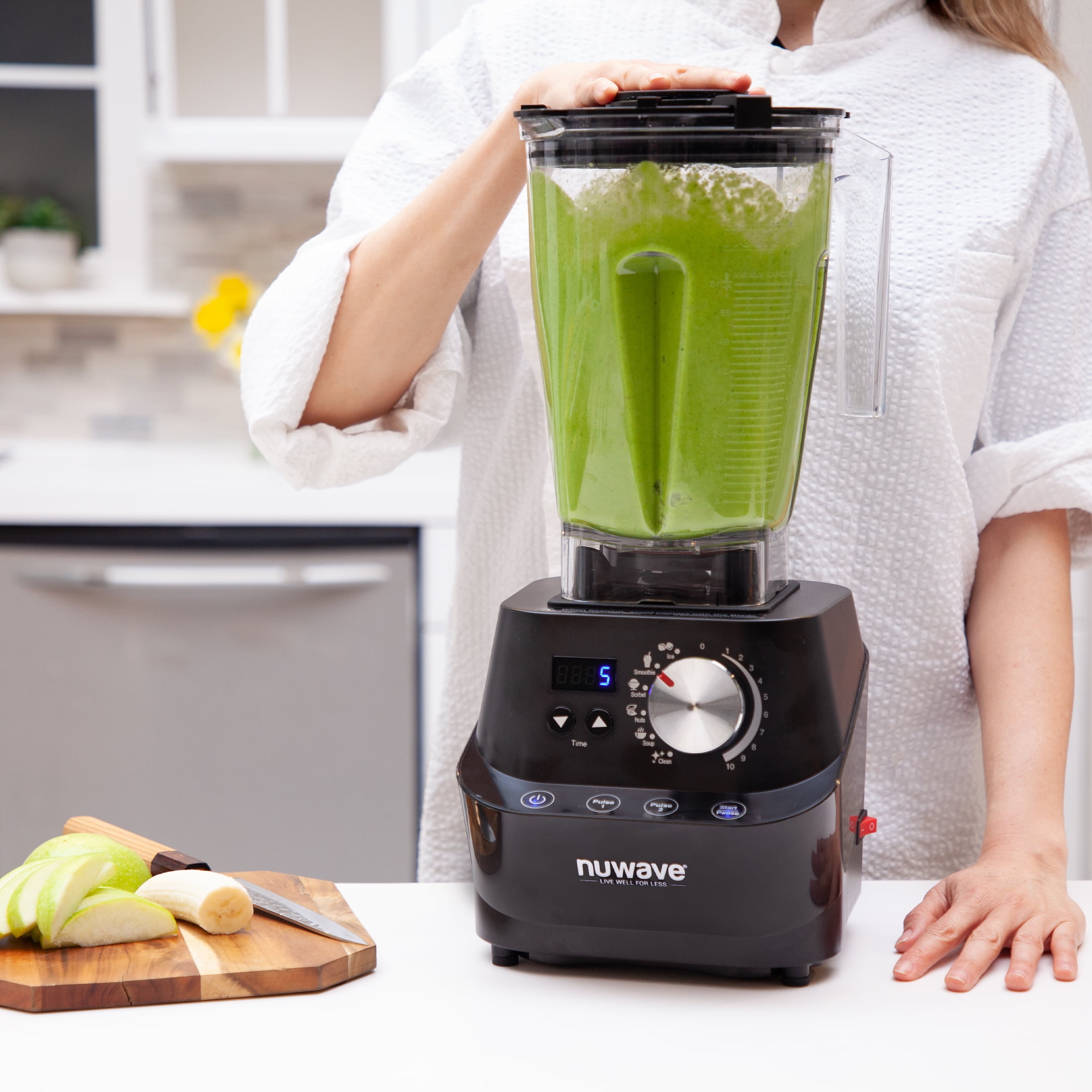 NuWave Professional 64 oz Countertop Blender with 6 Presets & 10 Speed Settings Blender for Shakes and Smoothies, NSF-Certified