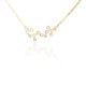 thumbnail image 5 of Collar del zodiaco Jumpingount Escorpio Oro Rhinestone DIY Chic delicado con colgante de tarjeta de exhibición, 5 of 6