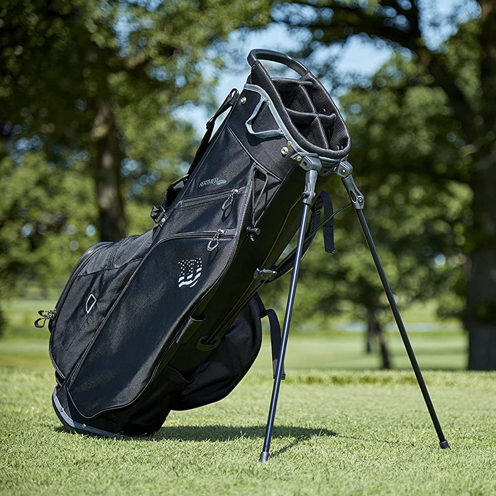 ufravigelige Stadion glas Wilson Staff Feather Carry Golf Bag, Black - Walmart.com