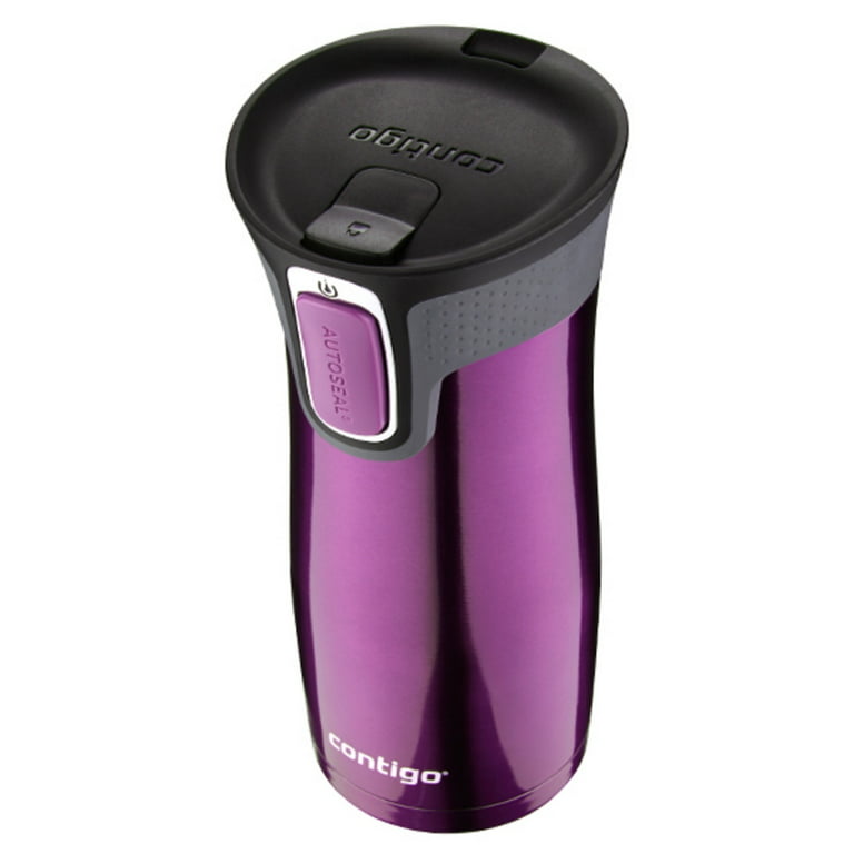  Contigo AUTOSEAL West Loop Stainless Steel Travel Mug, 16 oz,  Radiant Orchid: Home & Kitchen