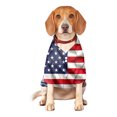thumbnail image 4 of Dog Clothes,Pet Shirt Printed Clothes with American Flag,Soft Light & Breathable,Dog Top for Daily Pet Wear,Outdoor Walking Outfit,Pet Party Apparel, 4 of 7
