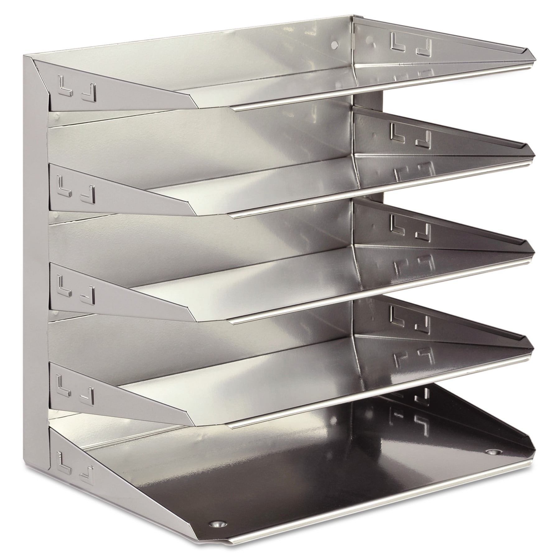 silver desk organizer
