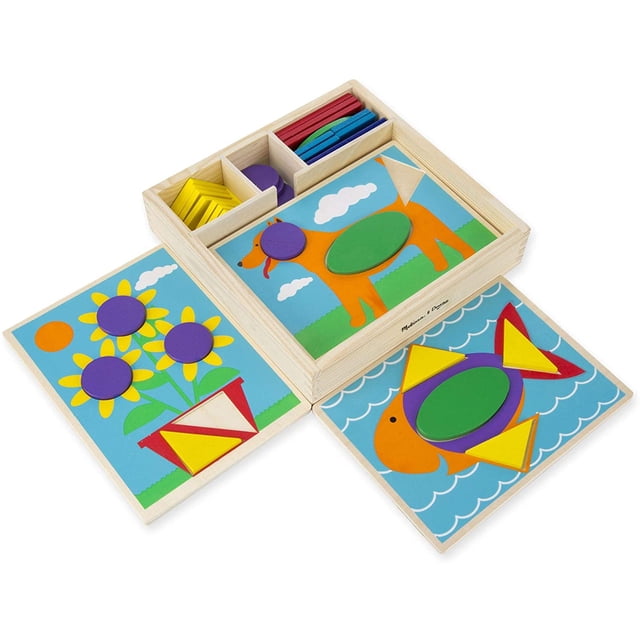 Juguete Educativo Bloques de Patrones Melissa & Doug MD-1254652 Madera infantil