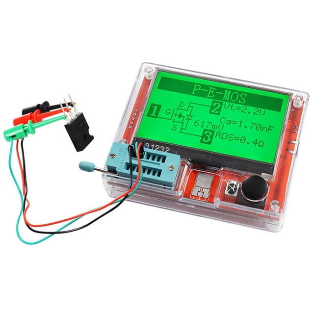 Multi-Meter Transistor Tester TFT Diode Triode Capacitance Meter NPN PNP MOSFET -T7 T1 T4