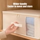 thumbnail image 4 of Bolsa de almacenamiento plegable debajo de la cama con ventana transparente | Organizador transpirable con cremallera para mantas, ropa y edredones | Contenedor plegable blanco con asas para, 4 of 6
