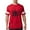 Red, variant on - Psi Upsilon Black And White Crest T Shirt - Mens Football Shirt