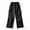 Black, variant on qolati Parachute Pants for Women Trendy Elastic High Waist Y2k Cargo Pants Baggy Workout Jogging Sweatpants with Pockets