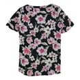 thumbnail image 2 of Banana Republic Womens Floral Pullover Blouse, Multicoloured, X-Small, 2 of 2