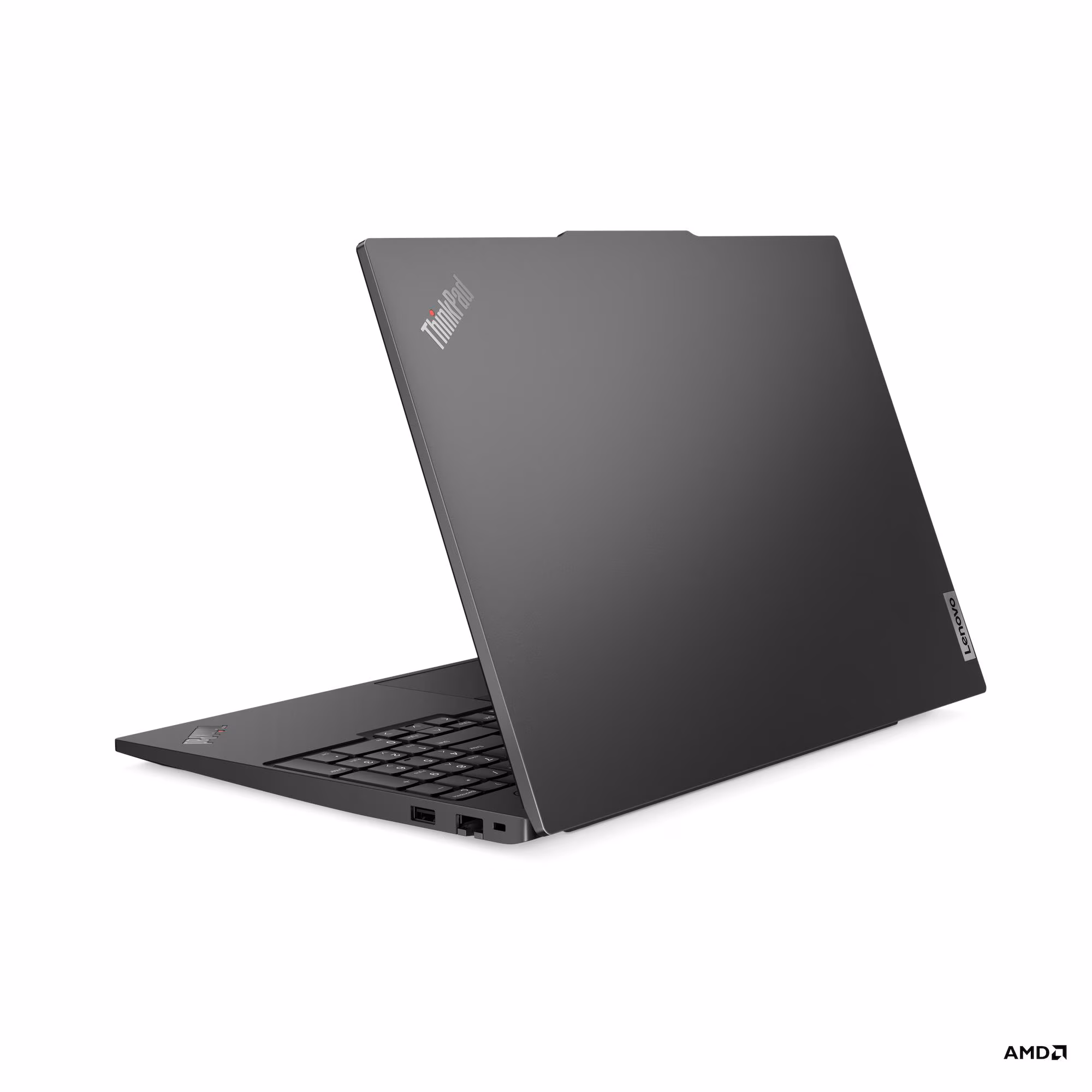 thumbnail image 4 of Lenovo ThinkPad E16 Gen 2 Business Laptop, 16" WUXGA IPS, AMD Ryzen 5 7535U, Windows 11 Pro, 64GB DDR5, 4TB SSD, Fingerprint, ThinkShield Security, Aluminium Case, Black, 4 of 10