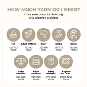 Mary Maxim Bulky Yarn, Weight 5 Chunky Yarn for Crocheting and Knitting - Cottonwood