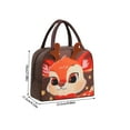 thumbnail image 3 of JoyMoreHome Cute Cartoon Animal Lunch Box Bag Tote Reusable Insulated Leakproof Lunchbox Containers for Travel Work Picnic, 3 of 5