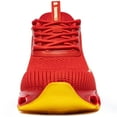 thumbnail image 2 of FENLERN Mens Running Shoes Lightweight Walking Sports Sneakers Red Size 7, 2 of 6
