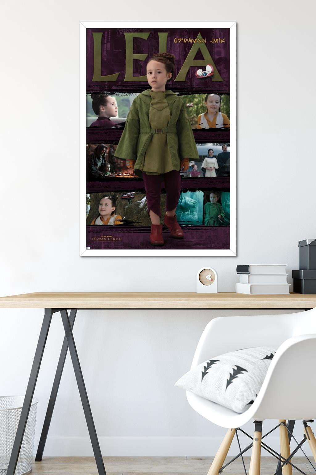 Star Wars: Obi-Wan Kenobi - Princess Leia Wall Poster, 22.375" x 34" Framed