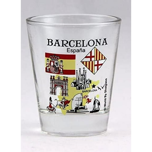 Barcelona Spain Great Spanish Cities Collection shot glass